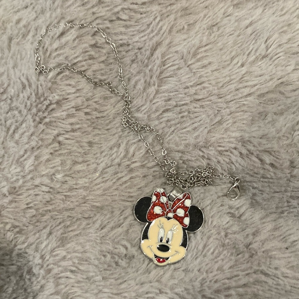 Disney Red and Black Minnie Mouse Jewelry Pendant